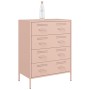 Aparador de acero rosa 68x39x89 cm by , Sideboards - Ref: Foro24-842983, Price: 156,43 €, Discount: %