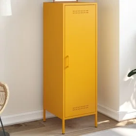Gelber Senf Stahlschrank 36x39x113 cm von , Sideboards - Ref: Foro24-843009, Preis: 99,74 €, Rabatt: %