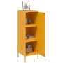 Aparador de acero amarillo mostaza 36x39x113 cm de , Aparadores - Ref: Foro24-843009, Precio: 100,85 €, Descuento: %