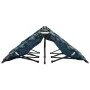 Folding sunbed for 2 people, steel with leaf print. by vidaXL, Loungers - Ref: Foro24-310354, Price: 119,66 €, Discount: %