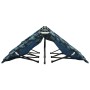 Tumbona plegable para 2 personas acero con estampado de hojas de vidaXL, Tumbonas - Ref: Foro24-310354, Precio: 109,20 €, Des...