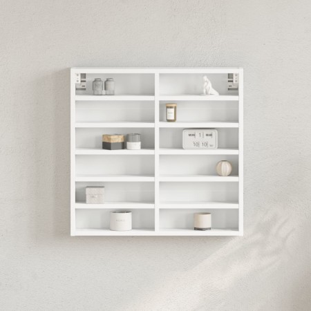 Holzvitrine in Weiß, 60x8,5x58 cm von , Regale und Regale - Ref: Foro24-847961, Preis: 44,62 €, Rabatt: %