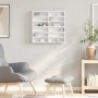 Holzvitrine in Weiß, 60x8,5x58 cm von , Regale und Regale - Ref: Foro24-847961, Preis: 44,62 €, Rabatt: %