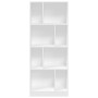 Estantería de madera de ingeniería blanca 57x28,5x141 cm by , Bookcases and shelves - Ref: Foro24-847996, Price: 70,33 €, Dis...