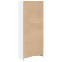 Estantería de madera de ingeniería blanca 57x28,5x141 cm by , Bookcases and shelves - Ref: Foro24-847996, Price: 70,33 €, Dis...