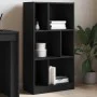 Estantería madera de ingeniería negro 57x28,5x107,5 cm de , Librerías y estanterías - Ref: Foro24-848004, Precio: 57,50 €, De...