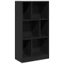 Estantería madera de ingeniería negro 57x28,5x107,5 cm de , Librerías y estanterías - Ref: Foro24-848004, Precio: 57,50 €, De...