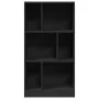 Estantería madera de ingeniería negro 57x28,5x107,5 cm de , Librerías y estanterías - Ref: Foro24-848004, Precio: 57,50 €, De...