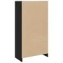 Estantería madera de ingeniería negro 57x28,5x107,5 cm de , Librerías y estanterías - Ref: Foro24-848004, Precio: 57,50 €, De...