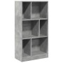 Regal aus grauem Beton-Ingenieurholz 57x28,5x107,5 cm von , Bücherregale und Regale - Ref: Foro24-848006, Preis: 54,30 €, Rab...