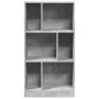 Estantería madera de ingeniería gris hormigón 57x28,5x107,5 cm de , Librerías y estanterías - Ref: Foro24-848006, Precio: 53,...