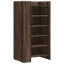 Schuhschrank aus braunem Eichen-Ingenieurholz, 52x37,5x100 cm. von , Schuhregale und Schuhorganisatoren - Ref: Foro24-848450,...