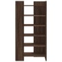 Mueble zapatero madera de ingenería marrón roble 52x37,5x100 cm by , Shoe racks and shoe organizers - Ref: Foro24-848450, Pri...