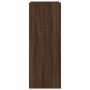 Schuhschrank aus braunem Eichen-Ingenieurholz, 52x37,5x100 cm. von , Schuhregale und Schuhorganisatoren - Ref: Foro24-848450,...
