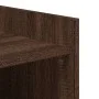 Schuhschrank aus braunem Eichen-Ingenieurholz, 52x37,5x100 cm. von , Schuhregale und Schuhorganisatoren - Ref: Foro24-848450,...
