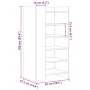 Mueble zapatero madera de ingeniería blanco 52x37,5x100 cm de , Zapateros y organizadores de calzado - Ref: Foro24-848444, Pr...