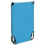 Tumbona plegable de acero azul turquesa de vidaXL, Tumbonas - Ref: Foro24-310348, Precio: 74,23 €, Descuento: %