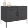 Mueble de TV acero negro 68x39x50,5 cm von , TV-Möbel - Ref: Foro24-842934, Preis: 73,89 €, Rabatt: %