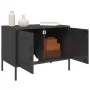 Mueble de TV acero negro 68x39x50,5 cm von , TV-Möbel - Ref: Foro24-842934, Preis: 73,89 €, Rabatt: %