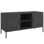 Mueble para TV de acero negro 100,5x39x50,5 cm von , TV-Möbel - Ref: Foro24-842988, Preis: 92,67 €, Rabatt: %