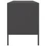 Mueble para TV de acero negro 100,5x39x50,5 cm de , Muebles TV - Ref: Foro24-842988, Precio: 91,62 €, Descuento: %