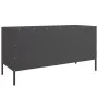 Mueble para TV de acero negro 100,5x39x50,5 cm de , Muebles TV - Ref: Foro24-842988, Precio: 91,62 €, Descuento: %