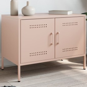 Mueble de TV acero rosa 68x39x50,5 cm von , TV-Möbel - Ref: Foro24-842936, Preis: 80,25 €, Rabatt: %