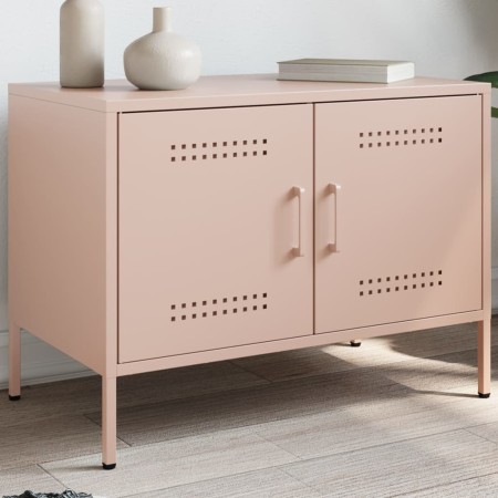 Mueble de TV acero rosa 68x39x50,5 cm von , TV-Möbel - Ref: Foro24-842936, Preis: 80,25 €, Rabatt: %