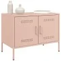 Mueble de TV acero rosa 68x39x50,5 cm by , TV Furniture - Ref: Foro24-842936, Price: 78,03 €, Discount: %