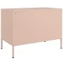Mueble de TV acero rosa 68x39x50,5 cm by , TV Furniture - Ref: Foro24-842936, Price: 78,03 €, Discount: %