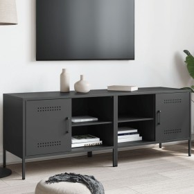 Muebles de TV 2 piezas acero negro 68x39x50,5 cm von , TV-Möbel - Ref: Foro24-842995, Preis: 129,36 €, Rabatt: %