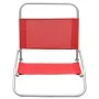 Sillas de playa plegables 2 unidades tela rojo de vidaXL, Sillas de jardín - Ref: Foro24-310367, Precio: 70,97 €, Descuento: %