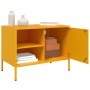 Mueble de TV de acero amarillo mostaza 68x39x50,5 cm von , TV-Möbel - Ref: Foro24-843000, Preis: 76,18 €, Rabatt: %