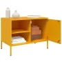 Mueble de TV de acero amarillo mostaza 68x39x50,5 cm de , Muebles TV - Ref: Foro24-843000, Precio: 75,31 €, Descuento: %