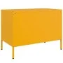 Mueble de TV de acero amarillo mostaza 68x39x50,5 cm de , Muebles TV - Ref: Foro24-843000, Precio: 75,31 €, Descuento: %