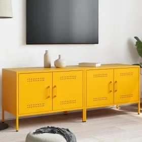 Muebles para TV 2 piezas acero amarillo mostaza 68x39x50,5 cm von , TV-Möbel - Ref: Foro24-842941, Preis: 140,77 €, Rabatt: %