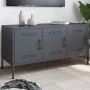 Mueble de TV de acero gris antracita 100,5x39x50,5 cm by , TV Furniture - Ref: Foro24-842948, Price: 98,53 €, Discount: %
