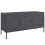 Mueble de TV de acero gris antracita 100,5x39x50,5 cm by , TV Furniture - Ref: Foro24-842948, Price: 98,53 €, Discount: %