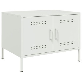 Mesa de centro acero blanco 68x50x50,5 cm von , Couchtisch - Ref: Foro24-843035, Preis: 90,44 €, Rabatt: %