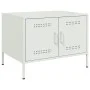 Mesa de centro acero blanco 68x50x50,5 cm by , Coffee table - Ref: Foro24-843035, Price: 76,04 €, Discount: %