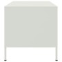 Mesa de centro acero blanco 68x50x50,5 cm de , Mesas de centro - Ref: Foro24-843035, Precio: 90,44 €, Descuento: %