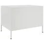 Mesa de centro acero blanco 68x50x50,5 cm by , Coffee table - Ref: Foro24-843035, Price: 76,04 €, Discount: %