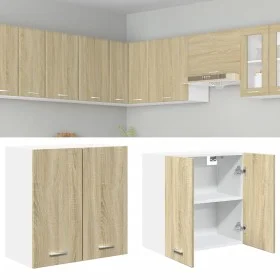 Hängeschrank für die Küche aus Eichen-Sperrholz, 60x31x60 cm. von , Küchenschränke - Ref: Foro24-849620, Preis: 50,90 €, Raba...