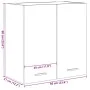 Armario colgante cocina contrachapada roble 60x31x60 cm by , Kitchen cabinets - Ref: Foro24-849620, Price: 52,55 €, Discount: %