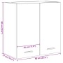 Hängeschrank für die Küche aus Eichen-Sperrholz, 60x31x60 cm. von , Küchenschränke - Ref: Foro24-849620, Preis: 52,99 €, Raba...