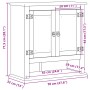 Badezimmerschrank Corona aus massivem Kiefernholz 70x33x71,5 cm von , Badezimmermöbel - Ref: Foro24-4013406, Preis: 118,54 €,...