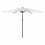 Gartenschirm mit weißem Stahlmast 288x288x225 cm von , Sonnenschirme - Ref: Foro24-4005108, Preis: 93,84 €, Rabatt: %