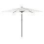 Sombrilla de jardín con poste de acero blanca 288x288x225 cm by , Umbrellas - Ref: Foro24-4005108, Price: 93,71 €, Discount: %