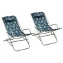 Rocking chairs, 2 units, steel with leaf pattern stamped. by vidaXL, Loungers - Ref: Foro24-310342, Price: 121,17 €, Discount: %