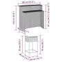 5-teiliges Gartenset mit braunen PE-Rattan-Kissen. von , Gartensets - Ref: Foro24-3261485, Preis: 411,94 €, Rabatt: %